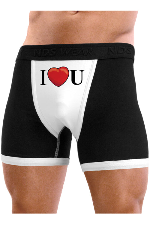 I Heart U - Mens Boxer Brief Underwear
