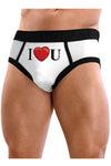 I Heart U - Mens Briefs Underwear-NDS Wear-ABC Underwear