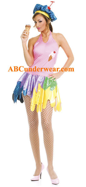 ICE CREAM GIRL COSTUME - Clearance