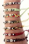 Island Tribes Cowrie Braid Bracelets-Village Gifts-ABC Underwear