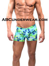 Island Turquoise Short Swimsuit-Male Power-ABC Underwear