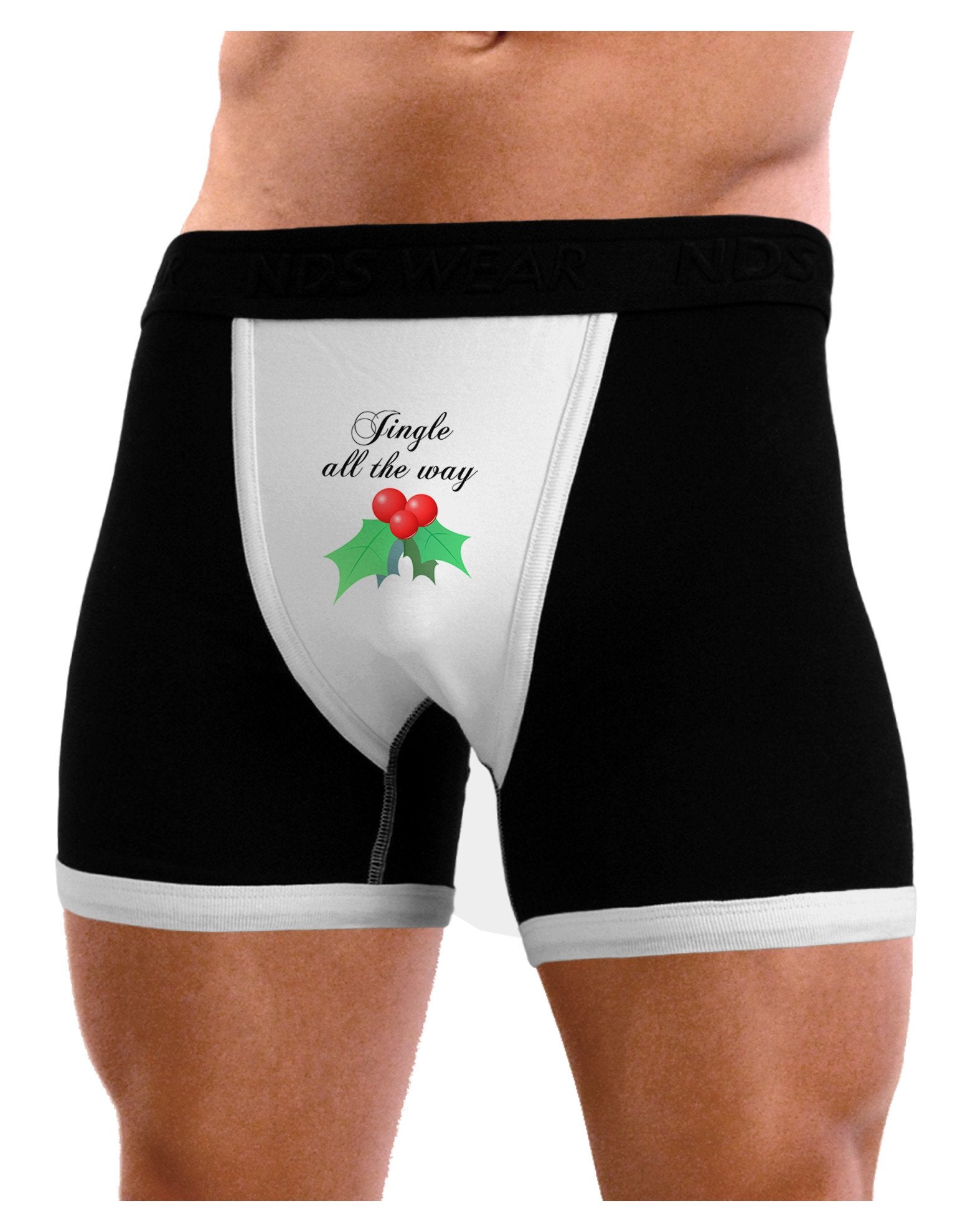 Jingle All the Way - Holly NDS Wear Mens Boxer Brief Underwear