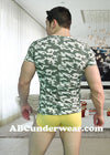 Jocko Burnout Camo Mens V-Muscle Shirt -Closeout-Jocko-ABC Underwear