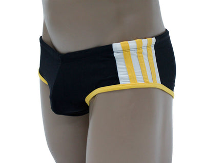 Jocko Jay Tri-Stripe Racer Mens Swim -Closeout-Jocko-ABC Underwear