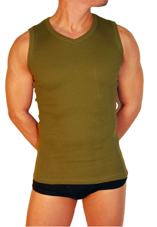Jocko Van V-Neck Mens Muscle Tank Top -Closeout