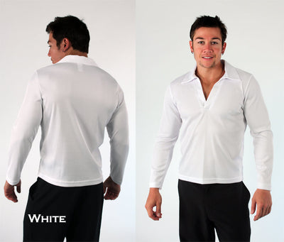 Johnny Collar Rib Long Sleeve Shirt-Elee-ABC Underwear