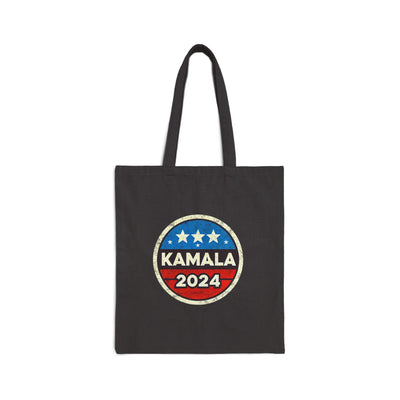 Kamala Harris 2024 Cotton Canvas Tote Bag