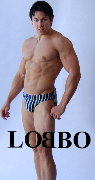 LOBBO Black Stripe Brief