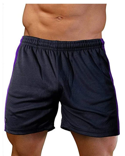 LOBBO Men's Contrast Sides Athletic Gym Short - BLOWOUT SALE