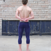 LOBBO Men's Premium 3/4 Compression Tights - Ideal for Gym Workouts or Yoga - High Performance Men's Leggings-LOBBO-ABC Underwear