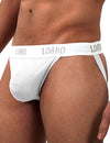 LOBBO Mens Stylish Jockstrap Multi Pack, 3 Pack-LOBBO-ABC Underwear