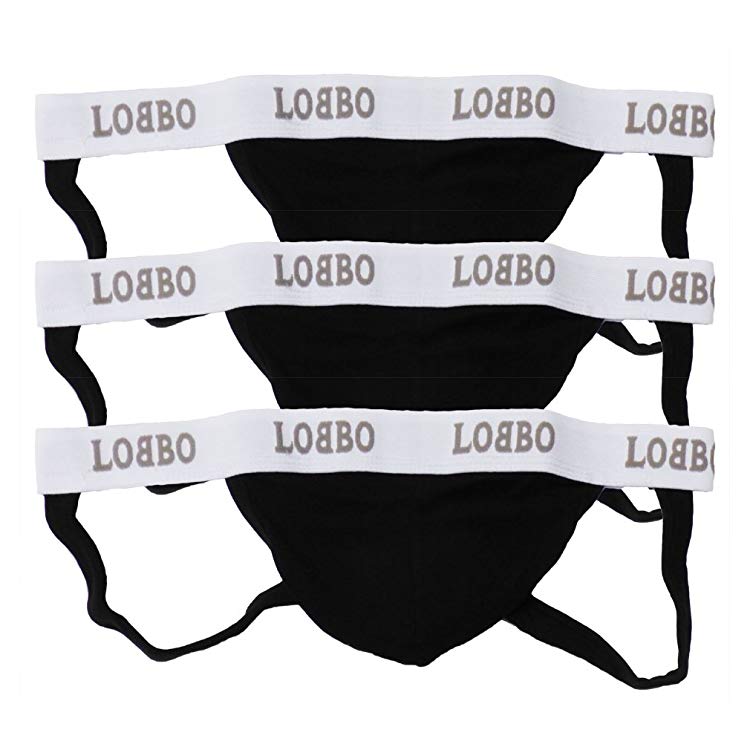 LOBBO Mens Stylish Jockstrap Multi Pack, 3 Pack