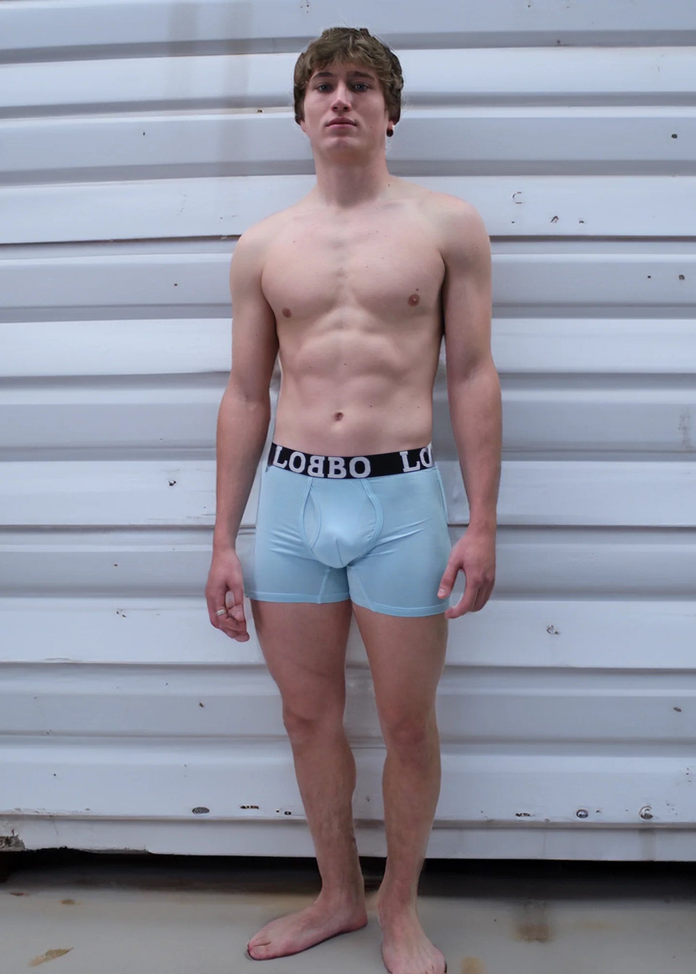 LOBBO Premium Men's Boxer Brief Underwear 2 Pack with Convenient Fly Feature