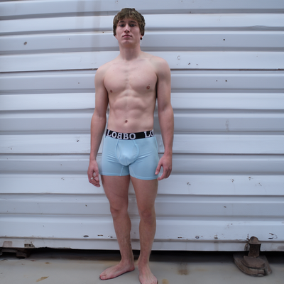 LOBBO Premium Men's Boxer Brief Underwear 2 Pack with Convenient Fly Feature-LOBBO-ABC Underwear