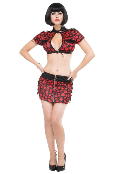 Ladies Darque Collection Skull Jacket -Clearance-Coquette-ABC Underwear