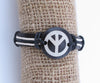 Leather Peace Bracelet - Blowout Deals