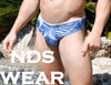 Limited Stock: Brazilian Blue Sparkle Men's Thong - BLOWOUT SALE