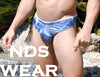 Limited Stock: Brazilian Blue Sparkle Men's Thong - Exclusive Offer-NDS Wear-ABC Underwear