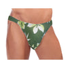 Limited Stock: Green Leaf Men's Thong Swimwear - Exclusive Offer-Male Power-ABC Underwear