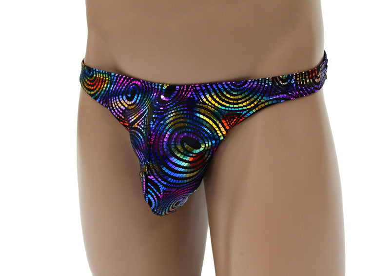 Limited Stock: Male Power Wonder Thong in Oil Slick - Exclusive Offer