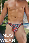 Limited Stock: Men's Red Camo Sheer Thong - Exclusive Offer-NDS Wear-ABC Underwear