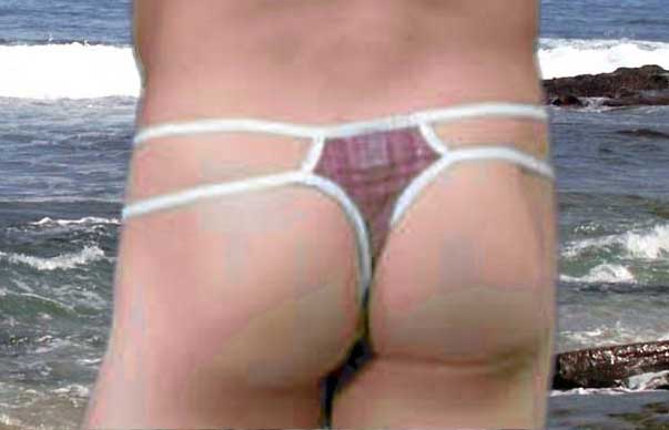 Limited Stock: Sheer Purple Brick Thong Clearance Sale