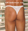 Limited Stock: Sheer Slash Men's Thong - Small - Exclusive Offer-go softwear-ABC Underwear