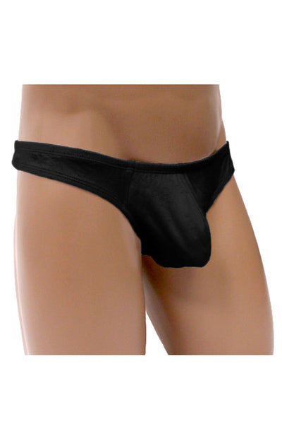 Lobbo &reg; Black Men's Cotton Pouch Thong: A Premium Choice for Comfort and Style-LOBBO-ABC Underwear