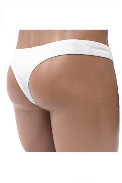 Lobbo &reg; White Men's Cotton Pouch Thong: A Premium Choice for Comfort and Style- BLOWOUT SALE