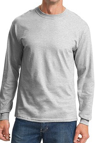 Long Sleeve Cotton Mens Shirt-SanMar-ABC Underwear