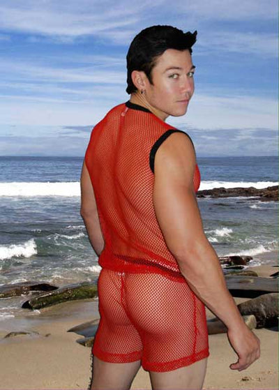 Lucas Mesh Muscle Mens Shirt - Clearance-NDS Wear-ABC Underwear