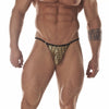 Luxurious Egyptian God Gold Print G-string Thong for Discerning Gentlemen-NDS Wear-ABC Underwear