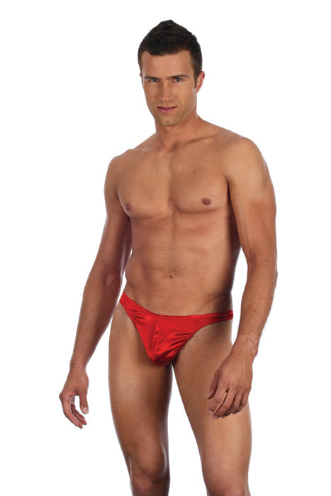 Fashionable Men's Stretch Spandex Thong Pouch Underwear G Strings Bikini T  back