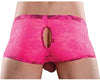 Male Power Double Pleasure Neon Lace Underwear Short -Closeout-Male Power-ABC Underwear