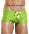 Male Power Mini Short Drawstring Swimsuit - Closeout