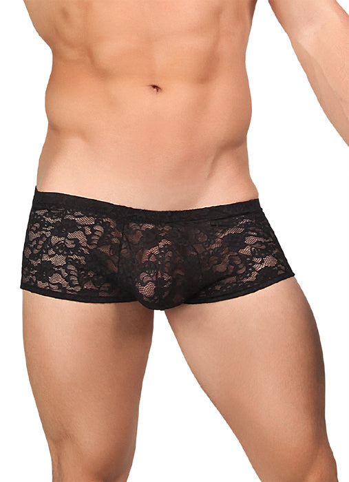 Male Power Mini Short Stretch Lace -Closeout