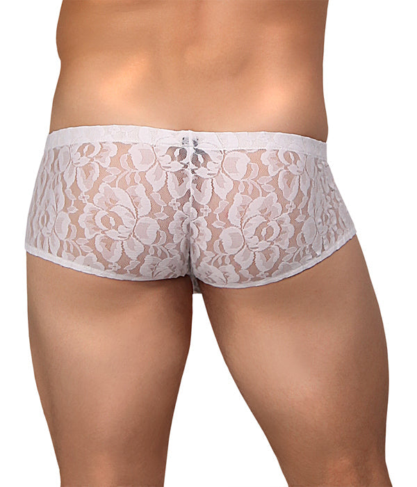 Male Power Mini Short Stretch Lace -Closeout