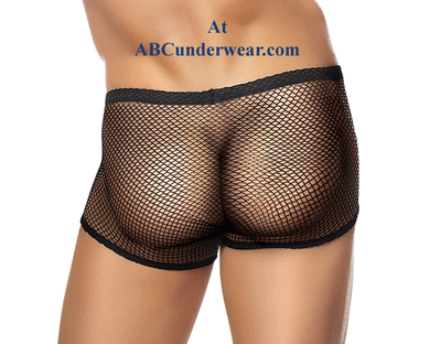 Male Power Pouch Short Stretch Fishnet -Closeout