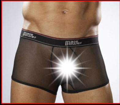 Male Power Sheer Midcut Short -Closeout