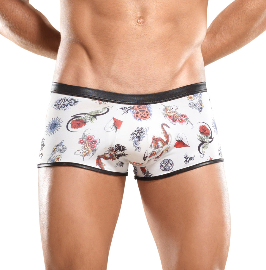 Male Power Tattoo Mini Short - CLoseout
