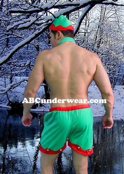 Man's Elf Costume, Sexy Holiday Wear for Men-NDS Wear-ABC Underwear