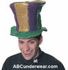 Mardi Gras Sequin Top Hat-ABC Underwear-ABC Underwear