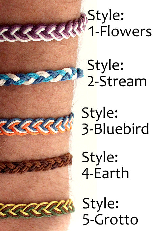Meadow Braid Cotton Cord Bracelets