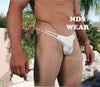 Mens Backless String Pouch, Jockstrap with Rhinestones-NDS Wear-ABC Underwear