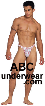 Men's Bikini with Hearts XL-Male Power-ABC Underwear