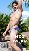 Men's Blue Sparkle Bikini-NDS Wear-ABC Underwear