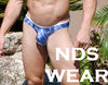 Men's Blue Sparkle Bikini-NDS Wear-ABC Underwear