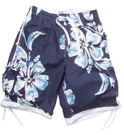 Men's Board Short with Floral Print