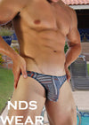 Men's Closeout Grey Racer Sheer Thong - Limited Stock-NDS Wear-ABC Underwear