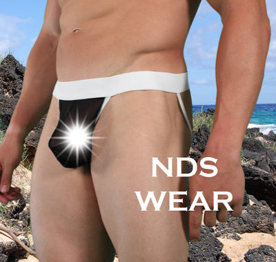 Mens Contrast Mesh Net Jockstrap - Closeout-NDS Wear-ABC Underwear